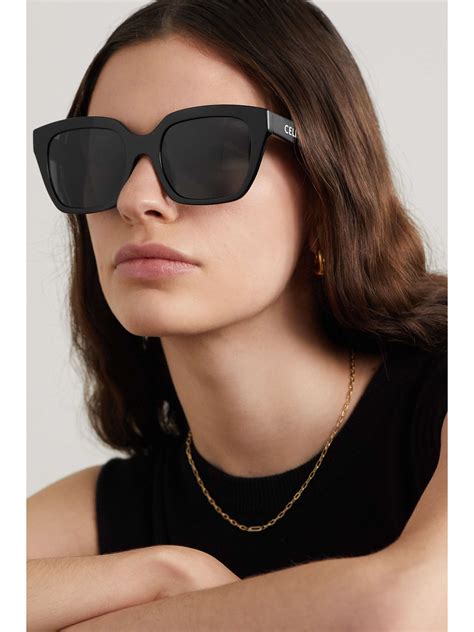 celine black sunglasses copy|oversized celine sunglasses.